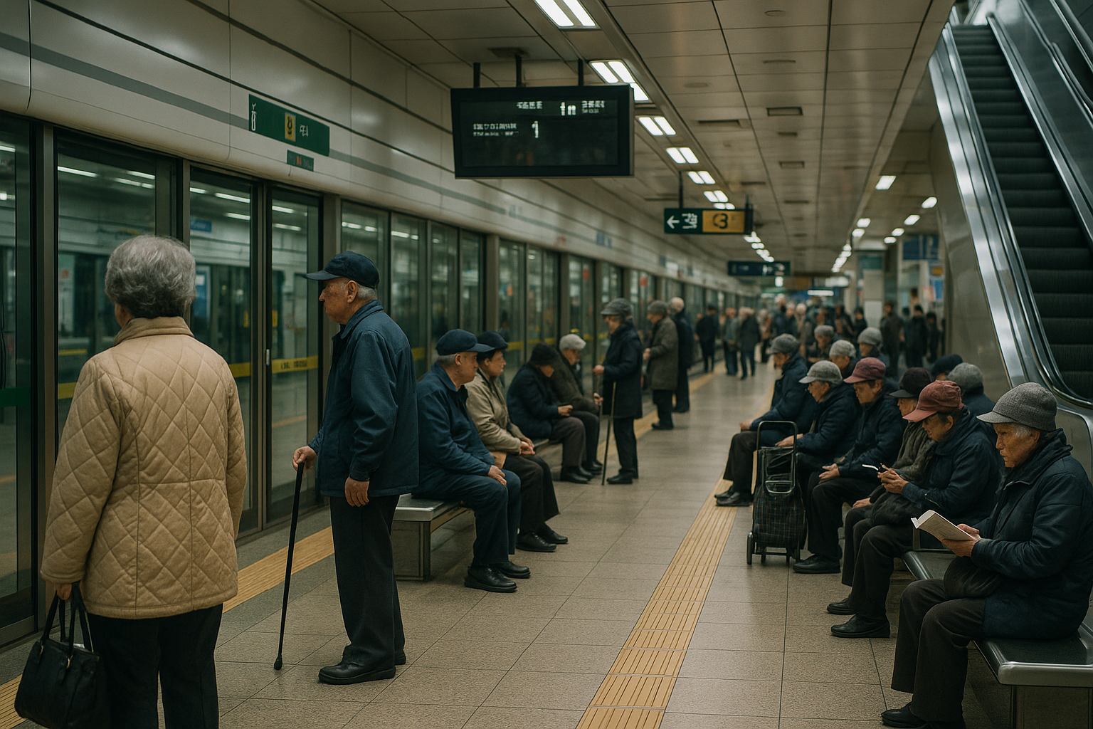 [시시콜콜 리포트] 고스트 프로토콜 Day 4: 99% 노인 지하철과 죽어가는 가로수길